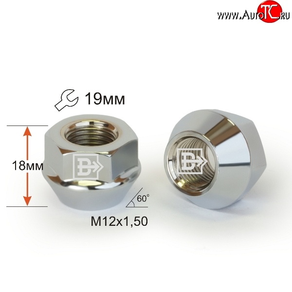 Момент колесных гаек. Гайка колёсная конусная m12x1.5 ключ 19. Гайка колесная, конус, m12 x 1,25, l=32, ключ 19, хром. Гайка колесная м14х1.5 конус открытая 20 мм. Гайка колесная m14x1.5 открытая.